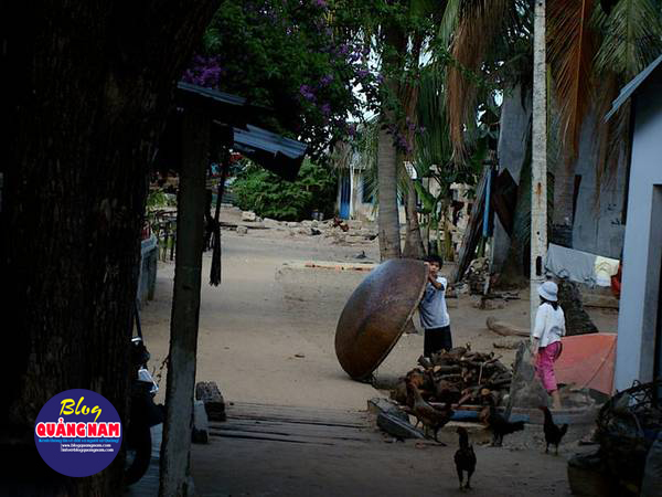Khung cảnh bình yên trên đảo. Ảnh: Tam Hải Yêu Thương